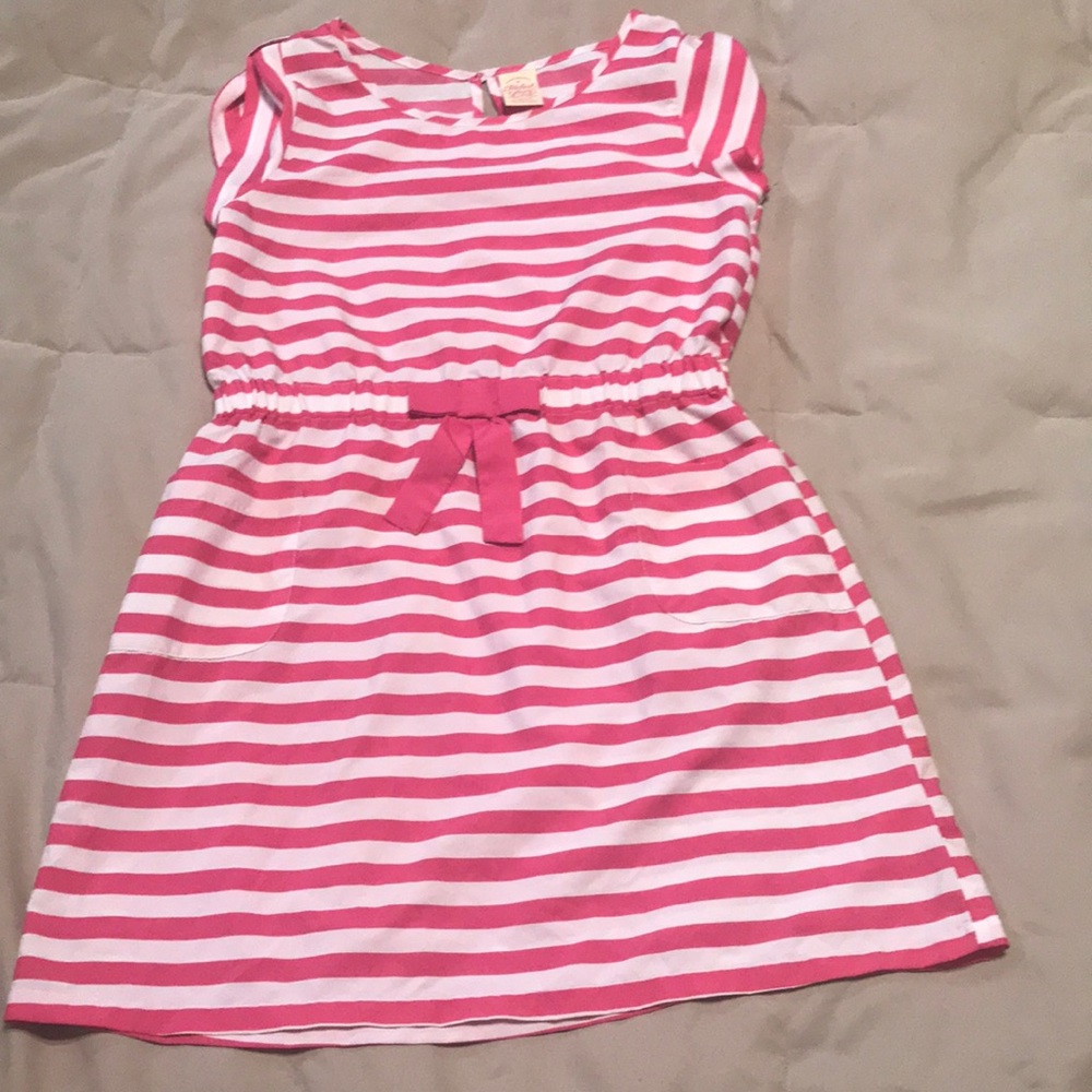 Pink striped dress